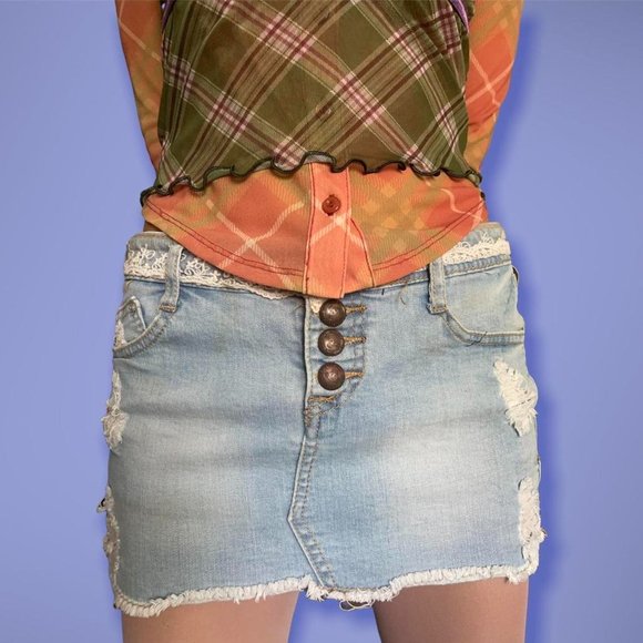 Vivienne Westwood Mini Denim Skirt - Picture 1 of 4